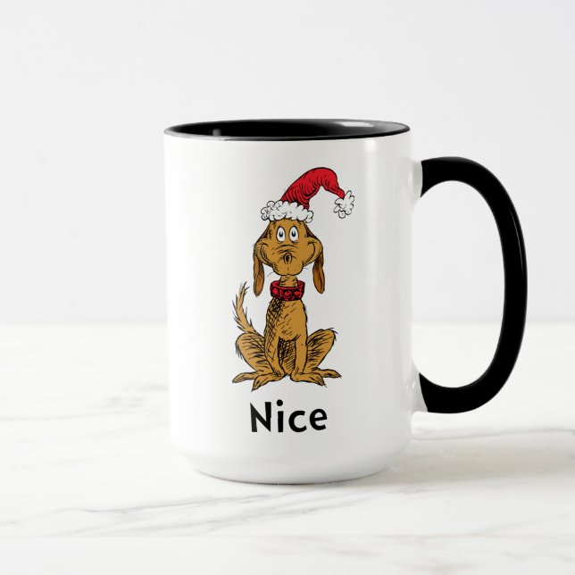 Taza Cómo el Grinch robó la Navidad | Max es amable (Derecha)