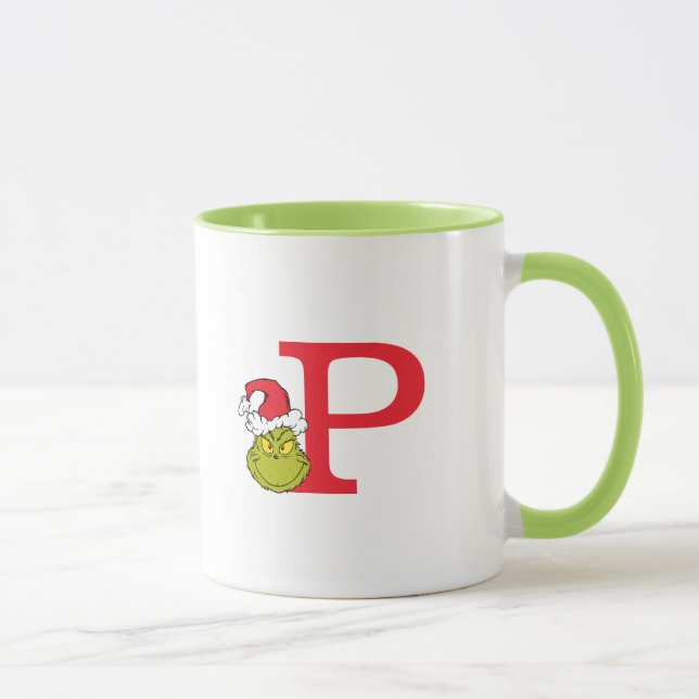 Taza Cómo el Grinch robó la Navidad | Monogram P (Derecha)