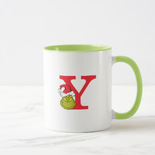 Taza Cómo el Grinch robó la Navidad   Monograma Y