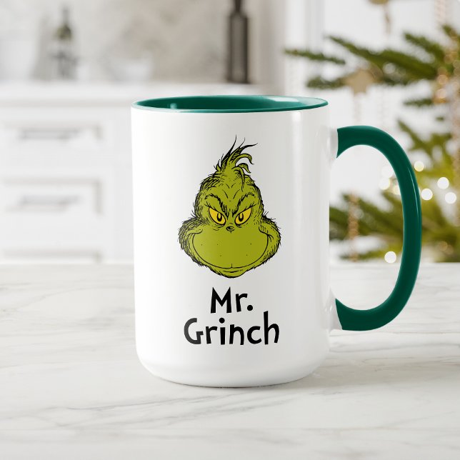 Taza Cómo el Grinch robó la Navidad | Sr. Grinch (Subido por el creador)