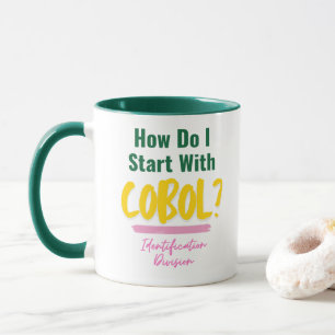 Taza Cómo empezar códigos de programación Cobol 