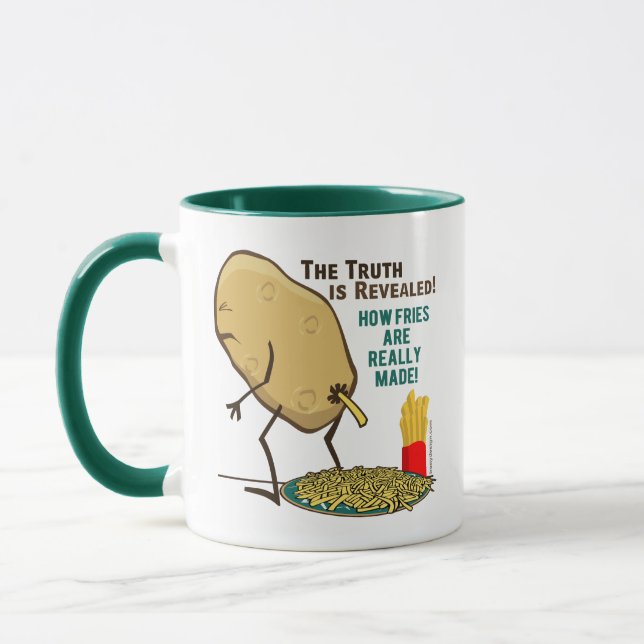 Taza Cómo las fritadas realmente se hacen patata (Izquierda)