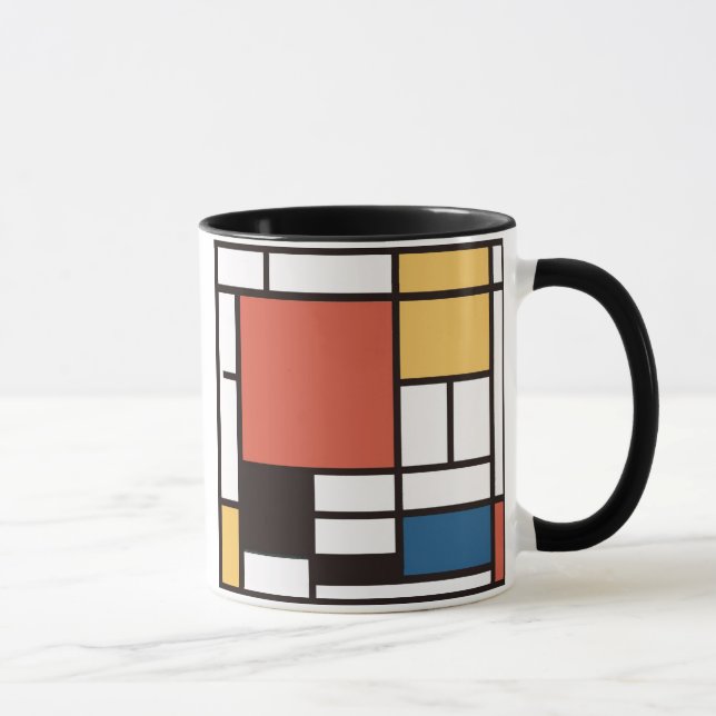 TAZA COMO MONDRIAN 2 (Derecha)