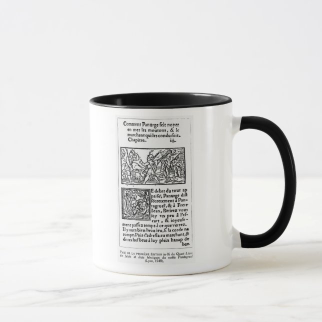 Taza Cómo Panurge ahogó el Sheep (Derecha)
