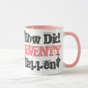 Taza ¿Cómo Pasaron Setenta? - Café de dos tonos