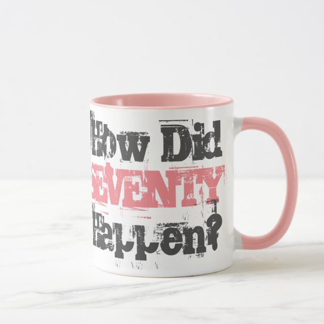 Taza ¿Cómo Pasaron Setenta? - Café de dos tonos (Derecha)