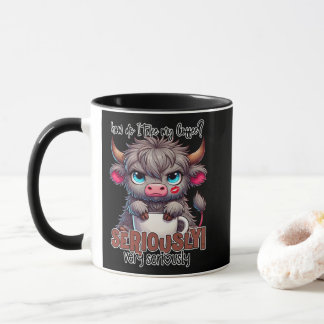 Taza ¿Cómo Tomo Mi Café? Muy Enserio Muy Enserio 