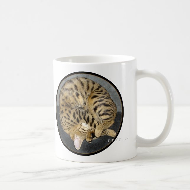 Taza cómoda del gato de la sabana (Derecha)