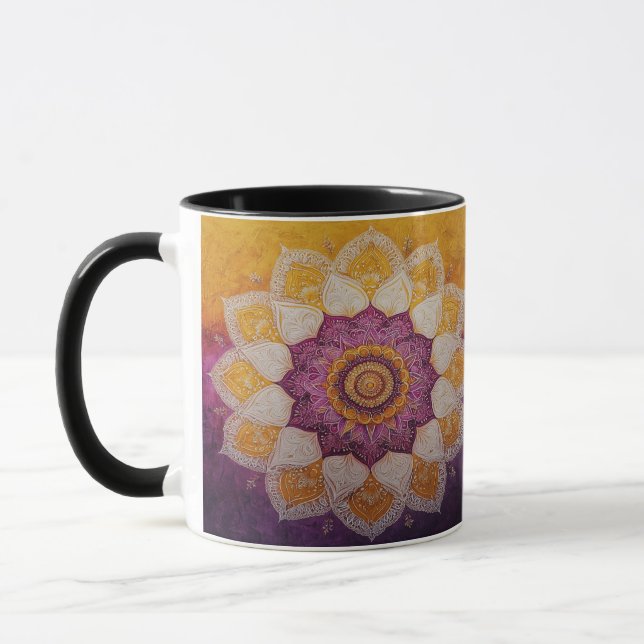 Taza Comodidad audaz, Mandala (Izquierda)