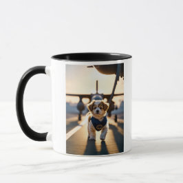 Taza "Compañero Canino acogedor: Mug de imagen de perro