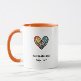 Taza Compañeros de vida corren juntos