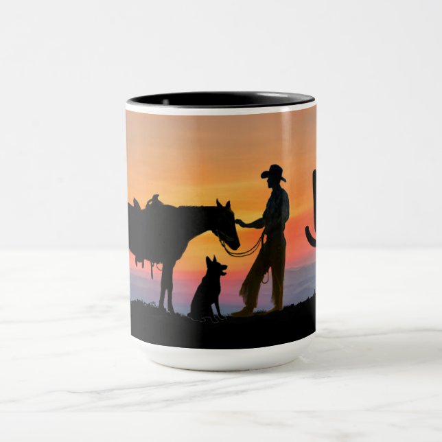 TAZA COMPAÑEROS VAQUEROS (Centro)