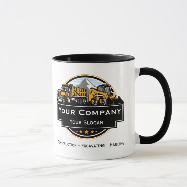 Taza Compañía Constructora Profesional de Equipo Pesado (Derecha)