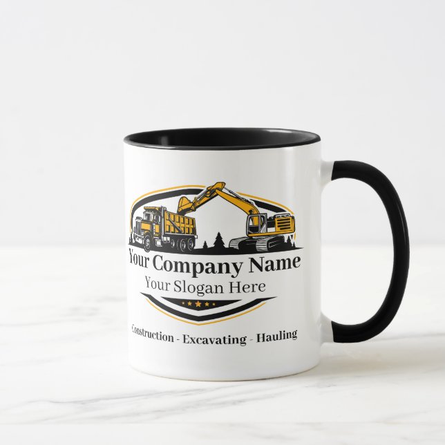 Taza Compañía Constructora Profesional de Equipo Pesado (Derecha)