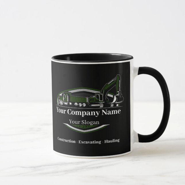 Taza Compañía Constructora Profesional de Equipo Pesado (Derecha)