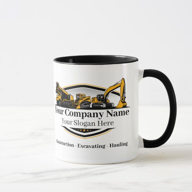 Taza Compañía Constructora Profesional de Equipo Pesado (Derecha)