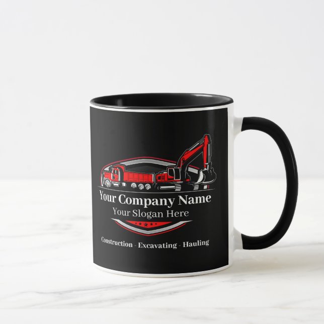 Taza Compañía Constructora Profesional de Equipo Pesado (Derecha)