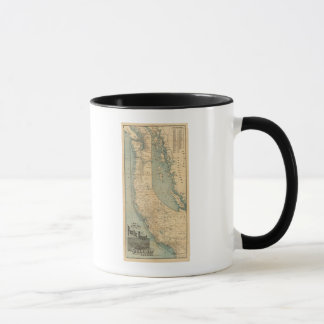 Taza Compañía de vapor de la costa del Pacífico