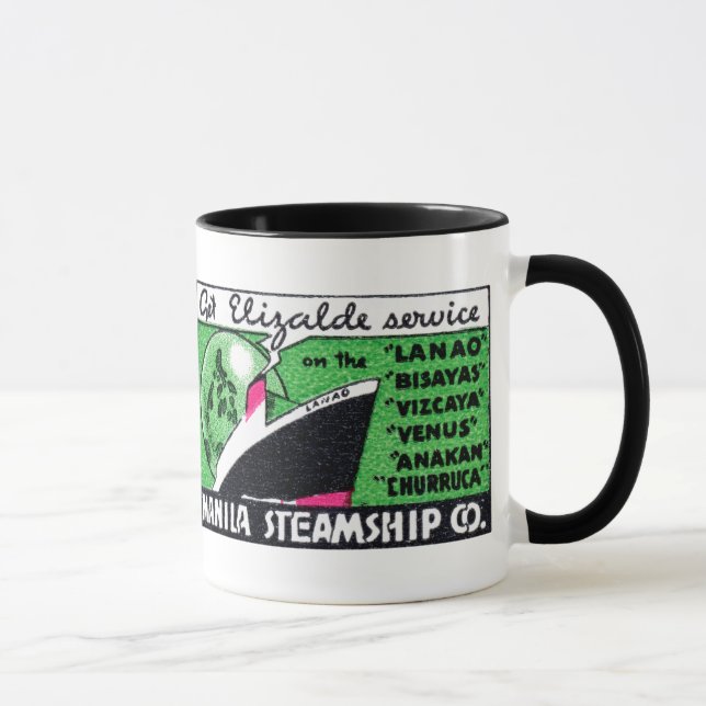 Taza Compañía de vapor de Manila 1930 (Derecha)