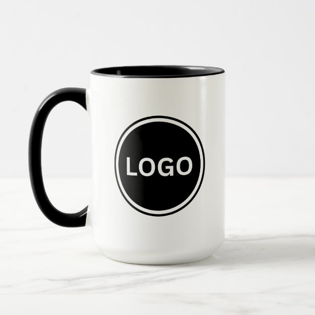 Taza Compañía sencilla promocional con logotipo comerci (Izquierda)