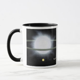 Taza Comparación del tamaño de una estrella hypergian