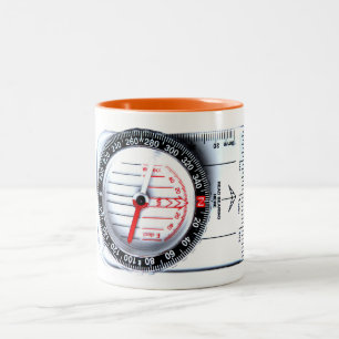 Taza - compás de Orienteering
