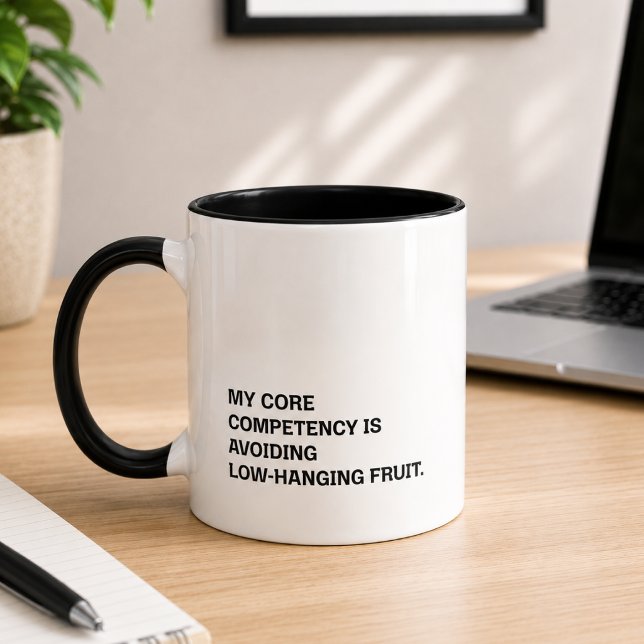 Taza Competencia Clave Evitando el Humor Fácil (Subido por el creador)