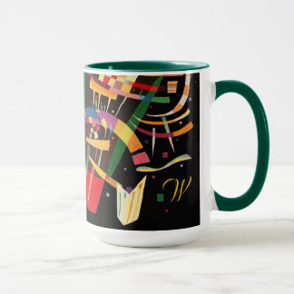 Taza Composición X Abstracción Biomórfica Arte Monogram