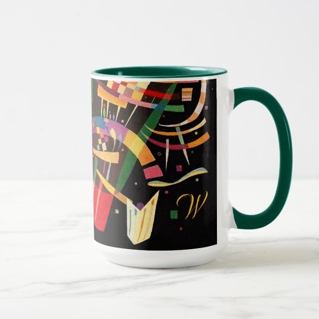 Taza Composition X Biomorphic Abstraction Art Monogram (Derecha)