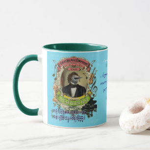 Taza Compositor animal Franz Schubert del pájaro