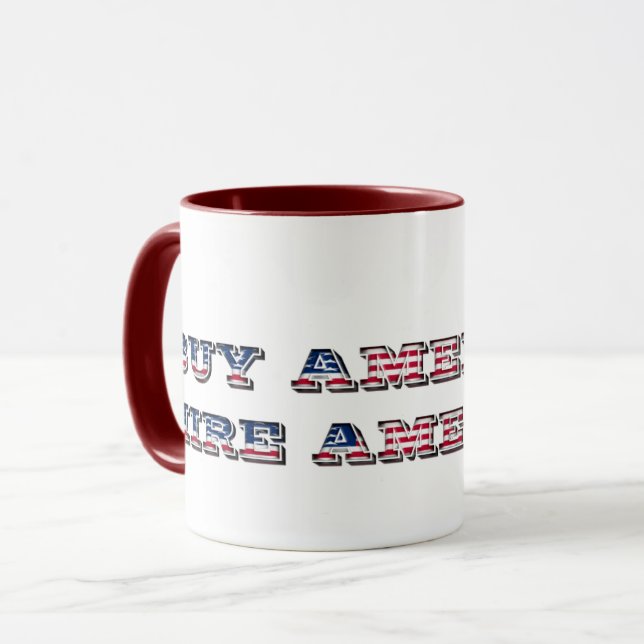 Taza Compra la cita norteamericana de contratar a Trump (Anverso izquierdo)