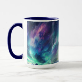 Taza Comprar auroras boreales con tema espacial