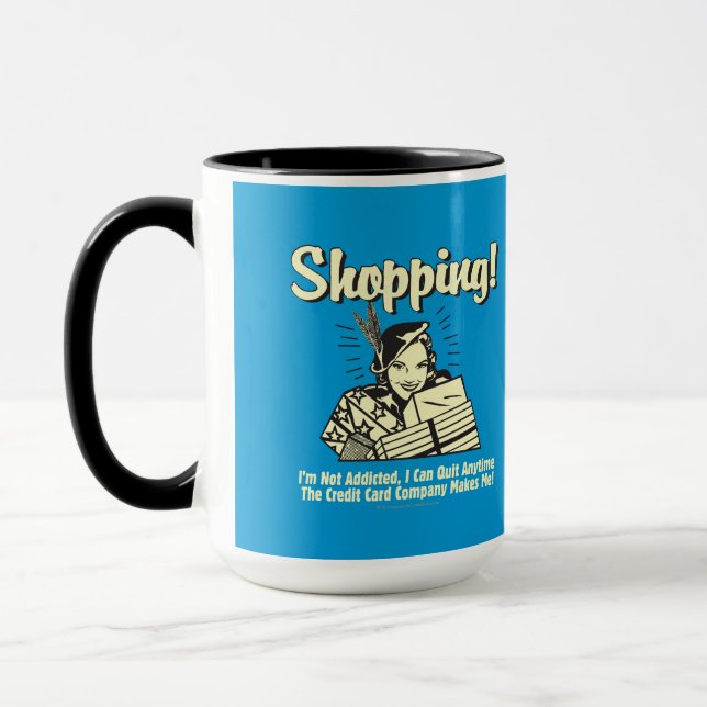 Taza Compras: No soy adicto (Izquierda)