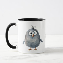 Taza Cómprate divertido y lindo personalizado de pájaro