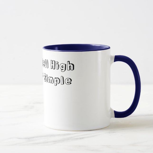 Taza Compre el alto bajo de la venta que es ése simple (Derecha)