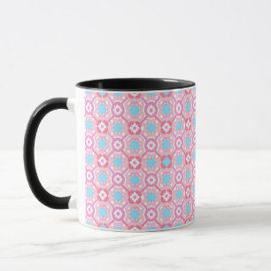 Taza Comprobación de flores única y bonita