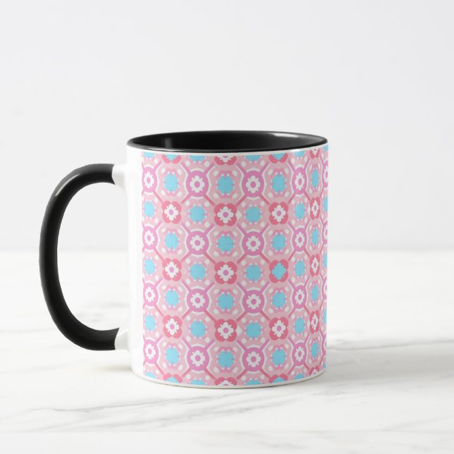 Taza Comprobación de flores única y bonita (Izquierda)