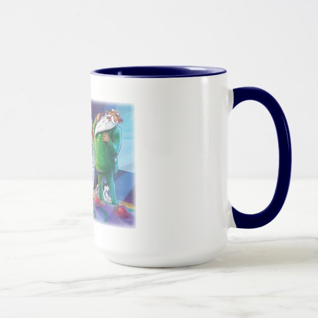 Taza Compruébelo dos veces Santa (Derecha)