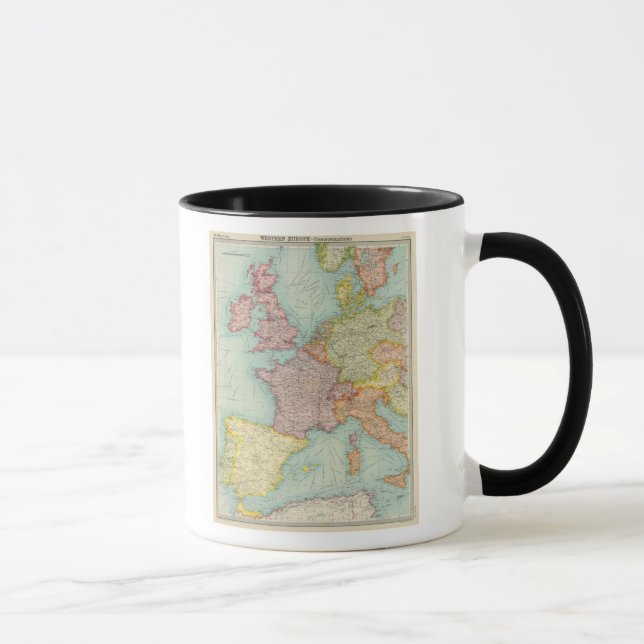 Taza Comunicaciones de Europa occidental (Derecha)