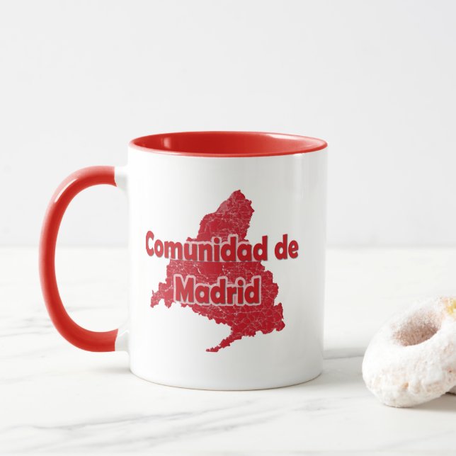 Taza Comunidad de Madrid (Con donut)