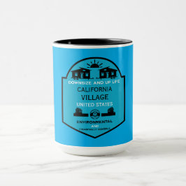 Taza Comunidades de casas pequeñas editables