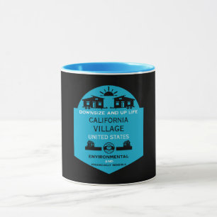 Taza Comunidades de casas pequeñas editables