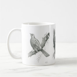 Taza con 3 pájaros camboyanos de Vannak Anan Prum