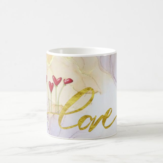 Taza con amor y corazones (Centro)