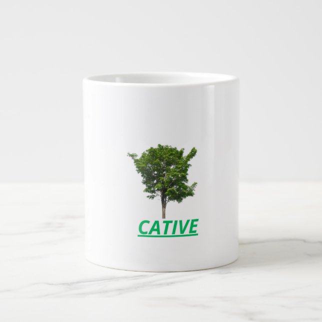 Taza con arbol en via de extinción (Frente)