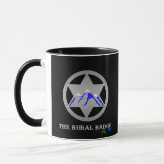Taza con Asa Negra Insignia Rural