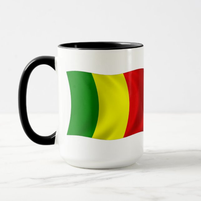 Taza con Bandera de Malí (Izquierda)