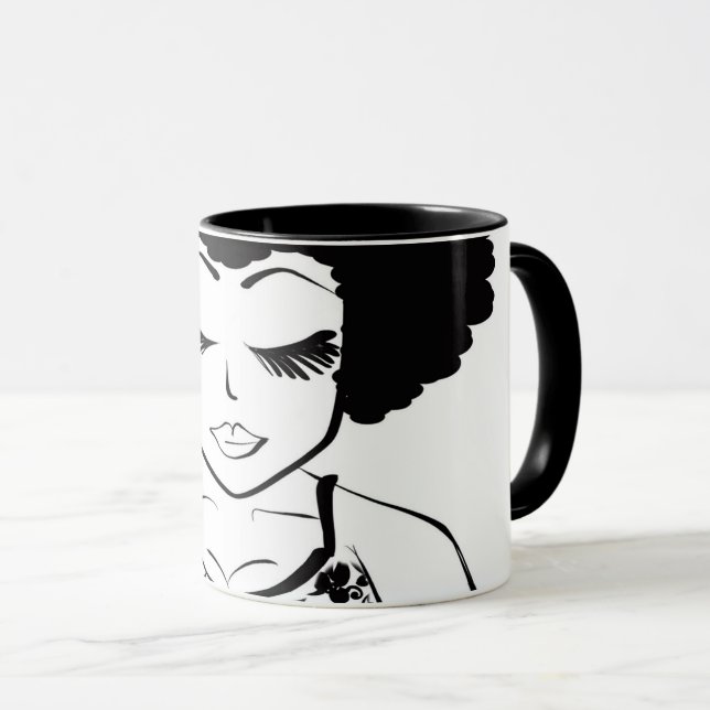 Taza con Cabezas Inclinadas (Anverso derecho)