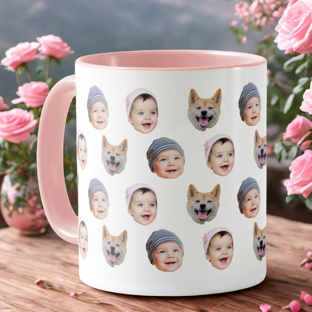 Taza con cara de bebé divertida, subir 3 fotos (Subido por el creador)