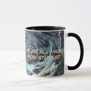 Taza con cita celestial 'Todos estamos hechos de p